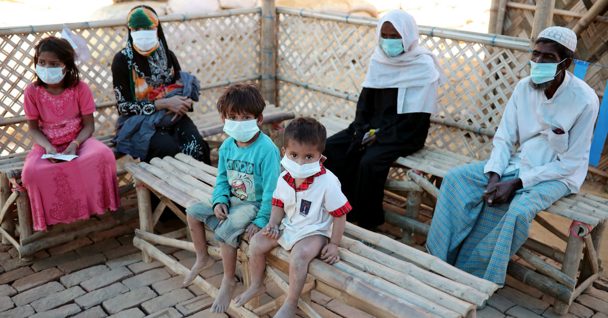 Rohingya refugees wait for medical checkups in Cox’s Bazar, Bangladesh, on January 21, 2018. Mohammad Ponir Hossain/Reuters